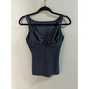 Shapeez Ultimate Body Shaper Camisole Underwire Bra Black Large-C 0113